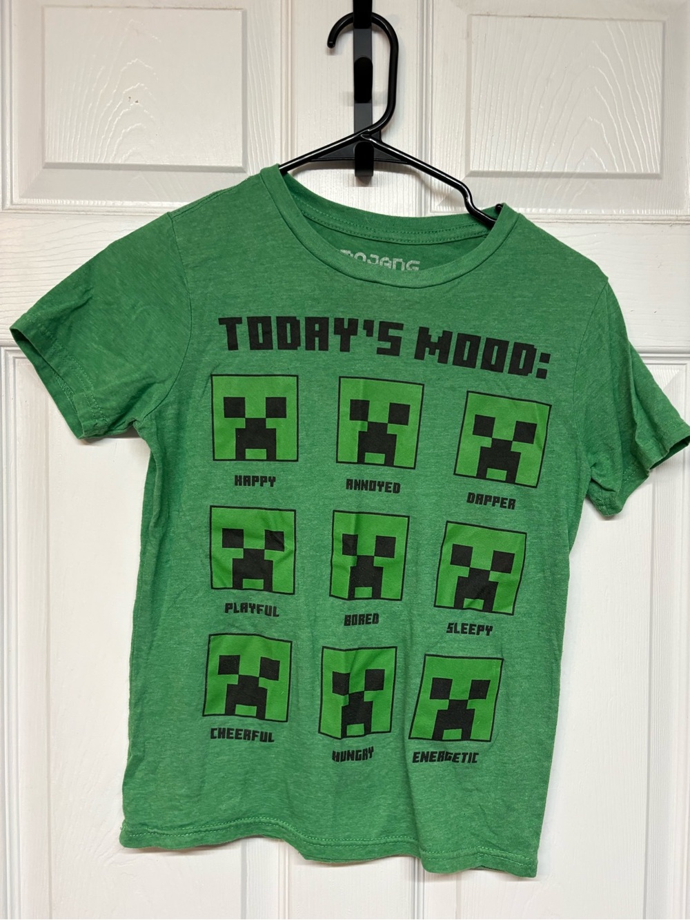 Kids' Green 'Today's Mood' Graphic Tee